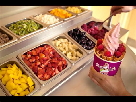  Fresh Fruit: Strawberry, Blueberry, Raspberry, Kiwi and Pineapple. Toppings: Strawberry Boba, Cookie Dough, Brownie Bites, M&M's, Mochi, Gummie Bears, Peach Ring ... 